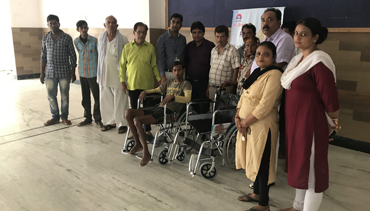 WHEEL CHAIR DISTRIBUTION