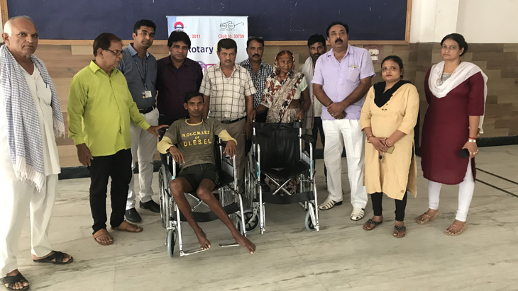 WHEEL CHAIR DISTRIBUTION