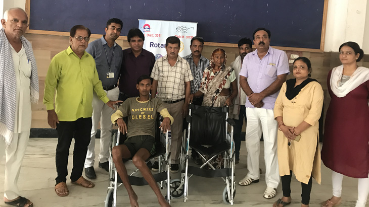 WHEEL CHAIR DISTRIBUTION