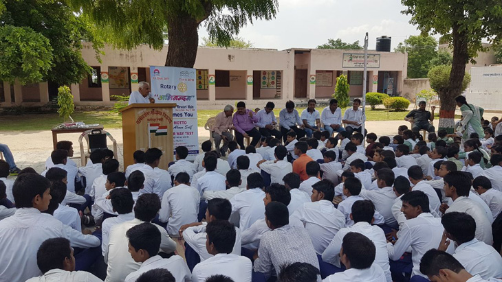 DONATION OF WASHING STATIONS AT 8 GOVT SCHOOLS OF REWARI UNDER WINS INITIATIVE