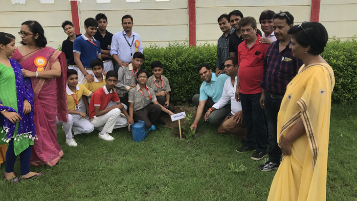 TREE PLANTATION AND PAINTING COMPETITON AT GLH PUBLIC SCHOOL, REWARI