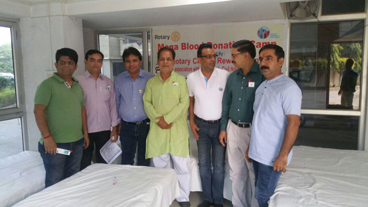 BLOOD DONATION CAMP AT SHANTI LOK SOCIETY