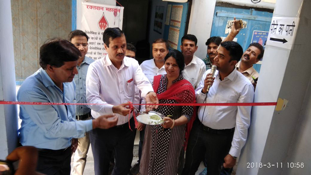 Inauguration of Water Filteration& Cooling Unit (80 ltr Storage & Cooling Capacity) installed by Rotary Club Of Rewari Main