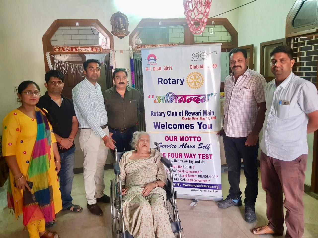 WHEEL CHAIR DISTRIBUTION