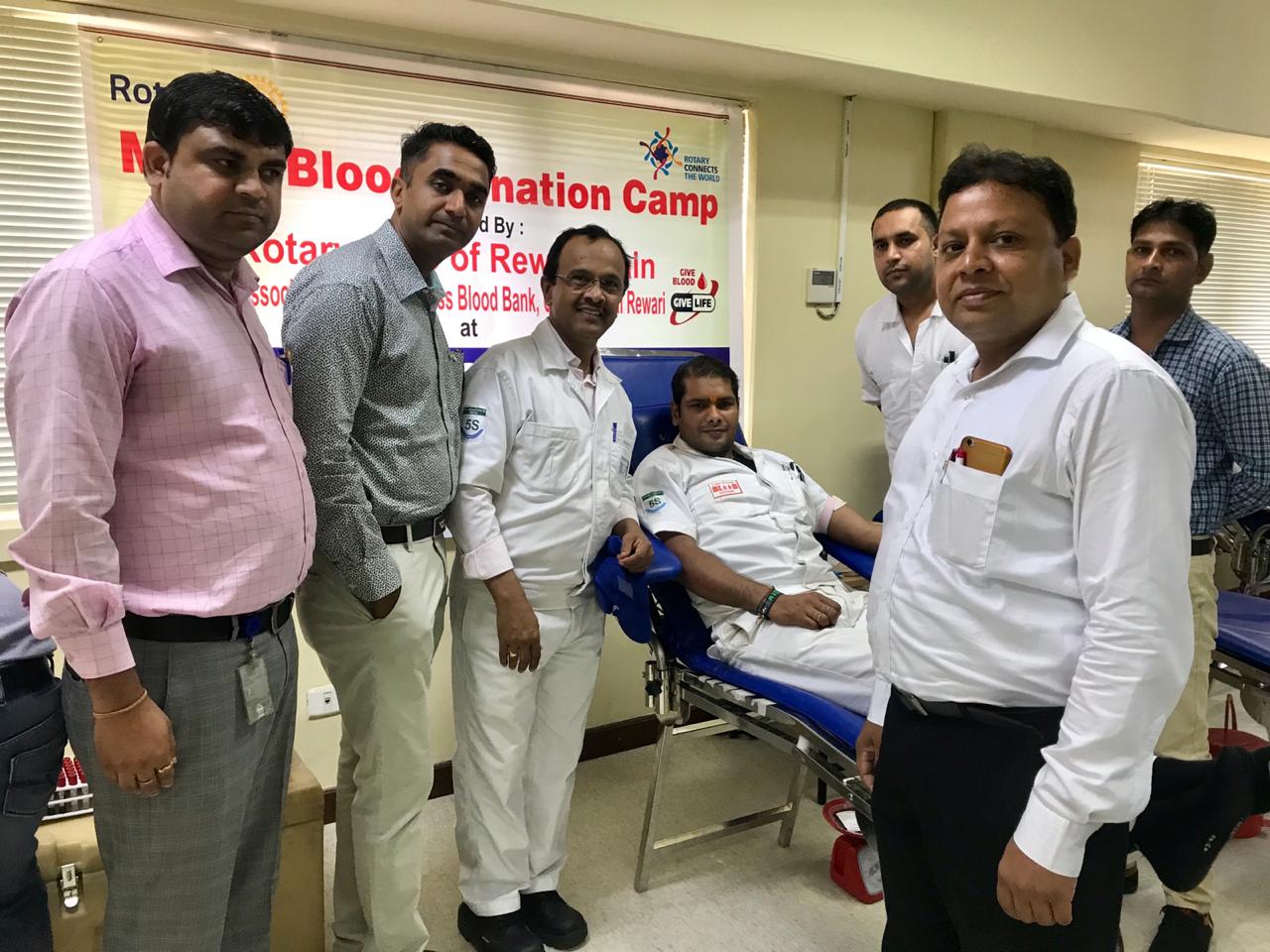 BLOOD DONATION CAMP AT KEIHIN FIE PVT. LTD. BAWAL