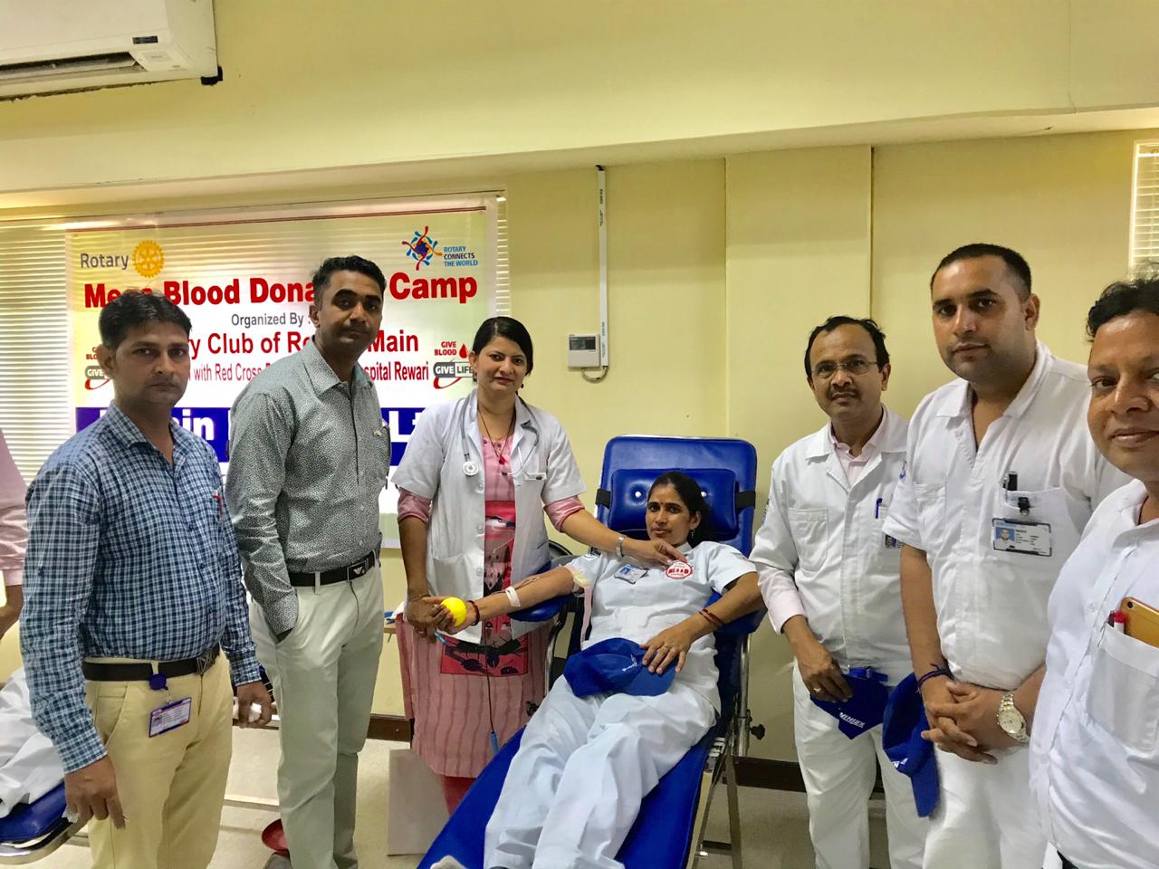 BLOOD DONATION CAMP AT KEIHIN FIE PVT. LTD. BAWAL