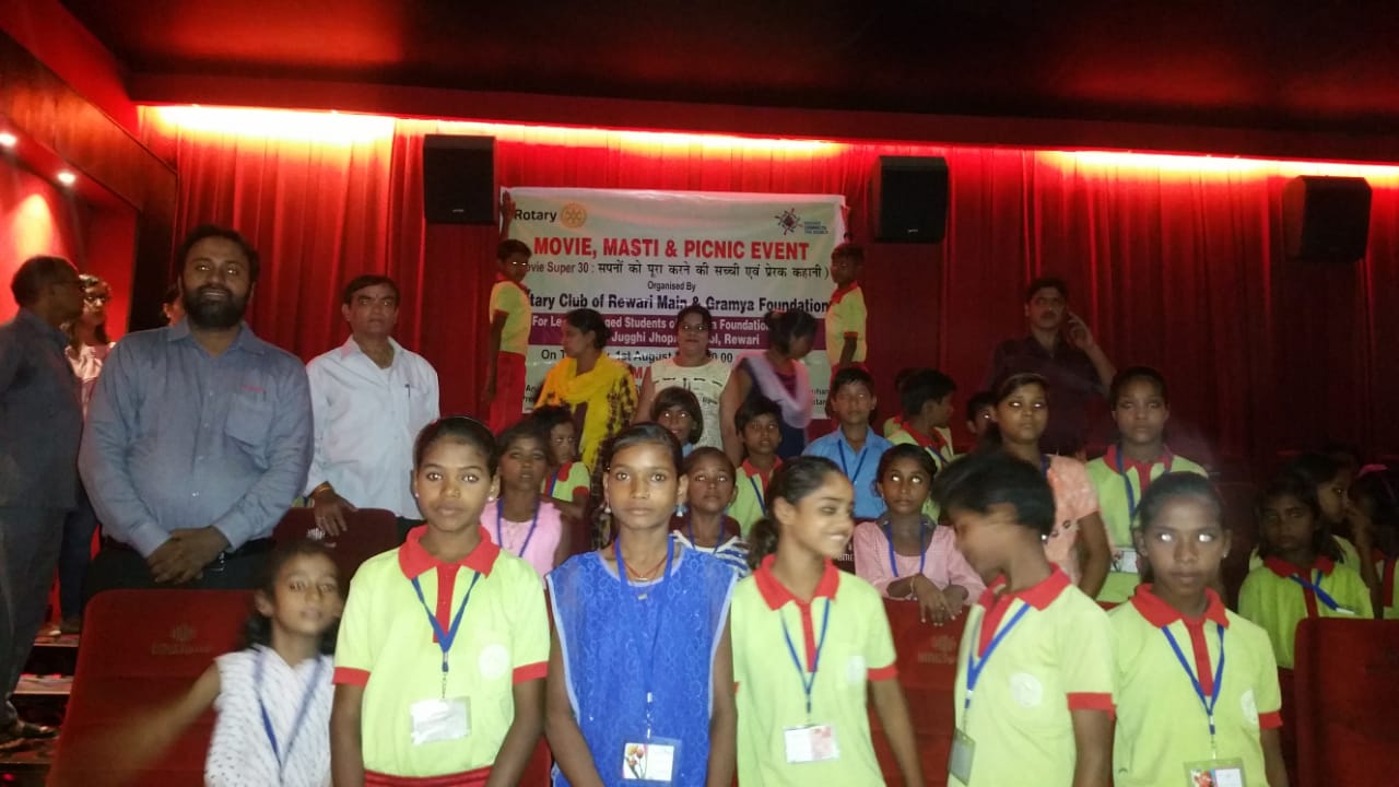 Picnic & Movie Event for less privileged children of SNJJ School