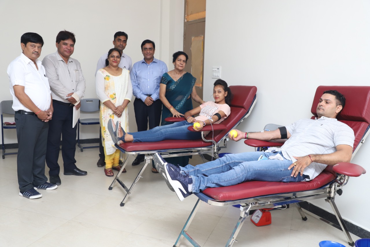 BLOOD DONATION CAMP AT HOLY CHILD PUBLIC SCHOOL, REWARI