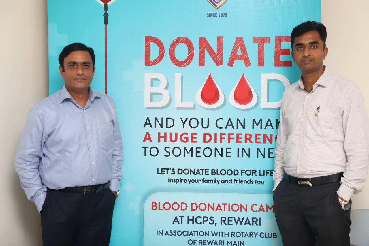 BLOOD DONATION CAMP AT HOLY CHILD PUBLIC SCHOOL, REWARI