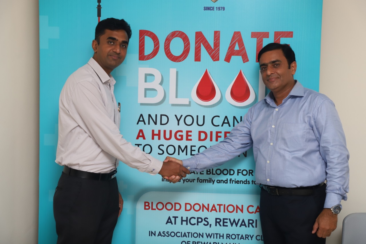 BLOOD DONATION CAMP AT HOLY CHILD PUBLIC SCHOOL, REWARI