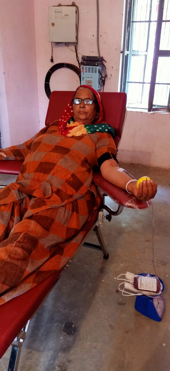 BLOOD DONATION CAMP AT VILLAGE SULKHA