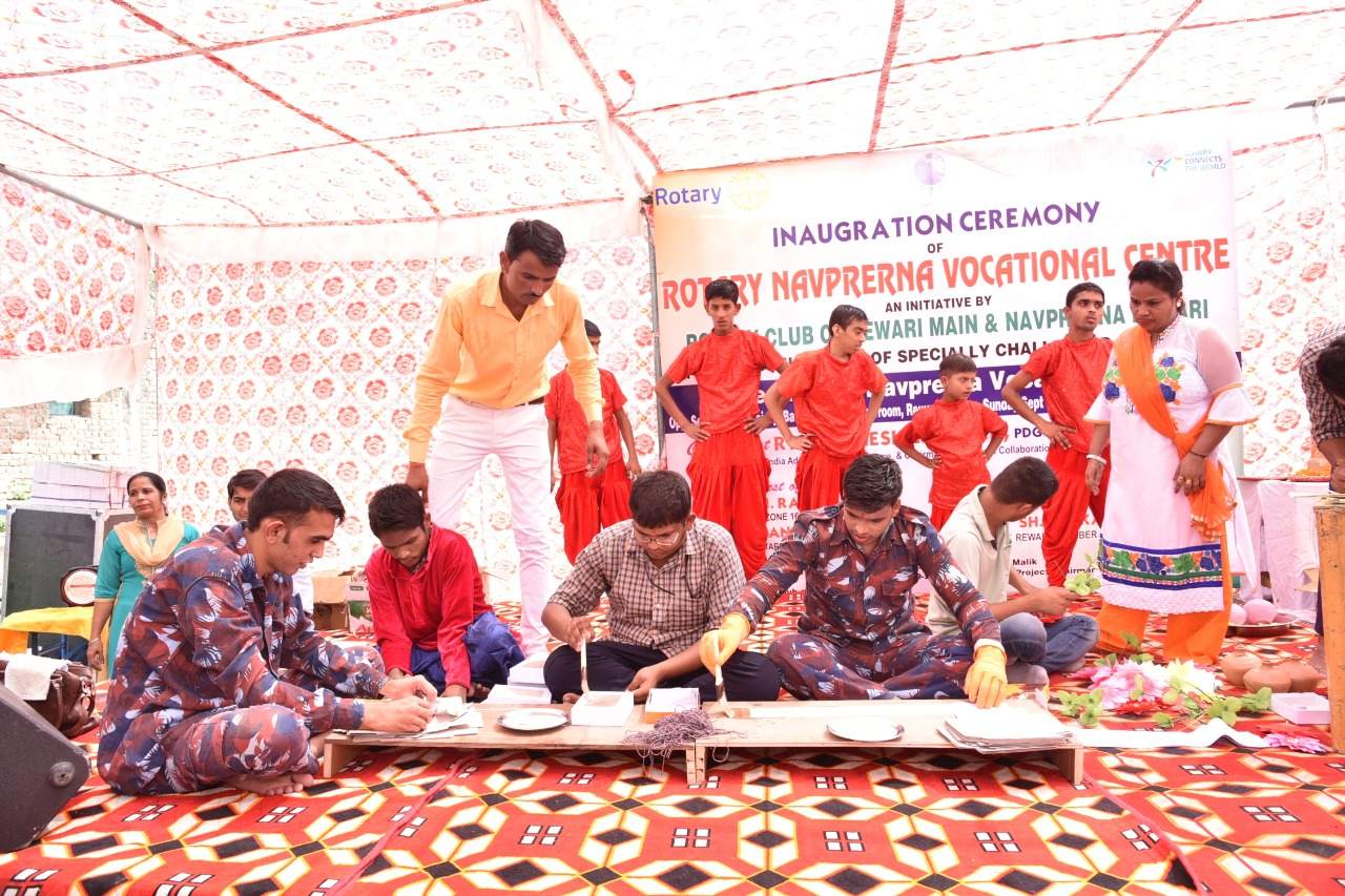 Setting up a Vocational Centre for Mentally Challenged Children