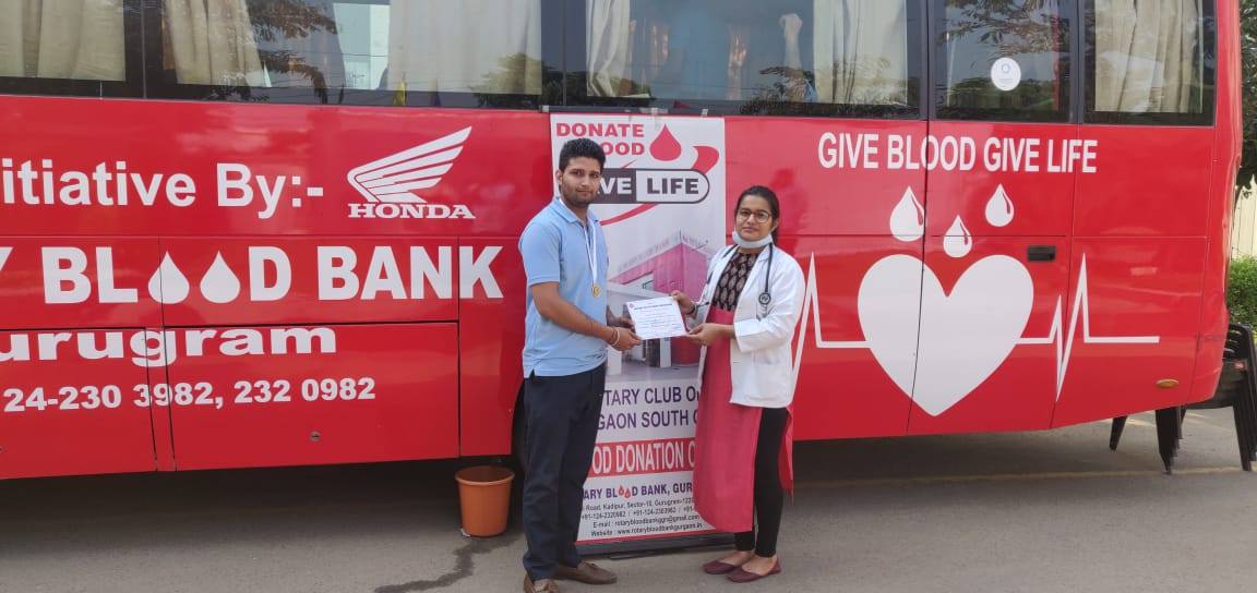 BLOOD DONATION CAMP ROOP POLYMERS, MANESAR