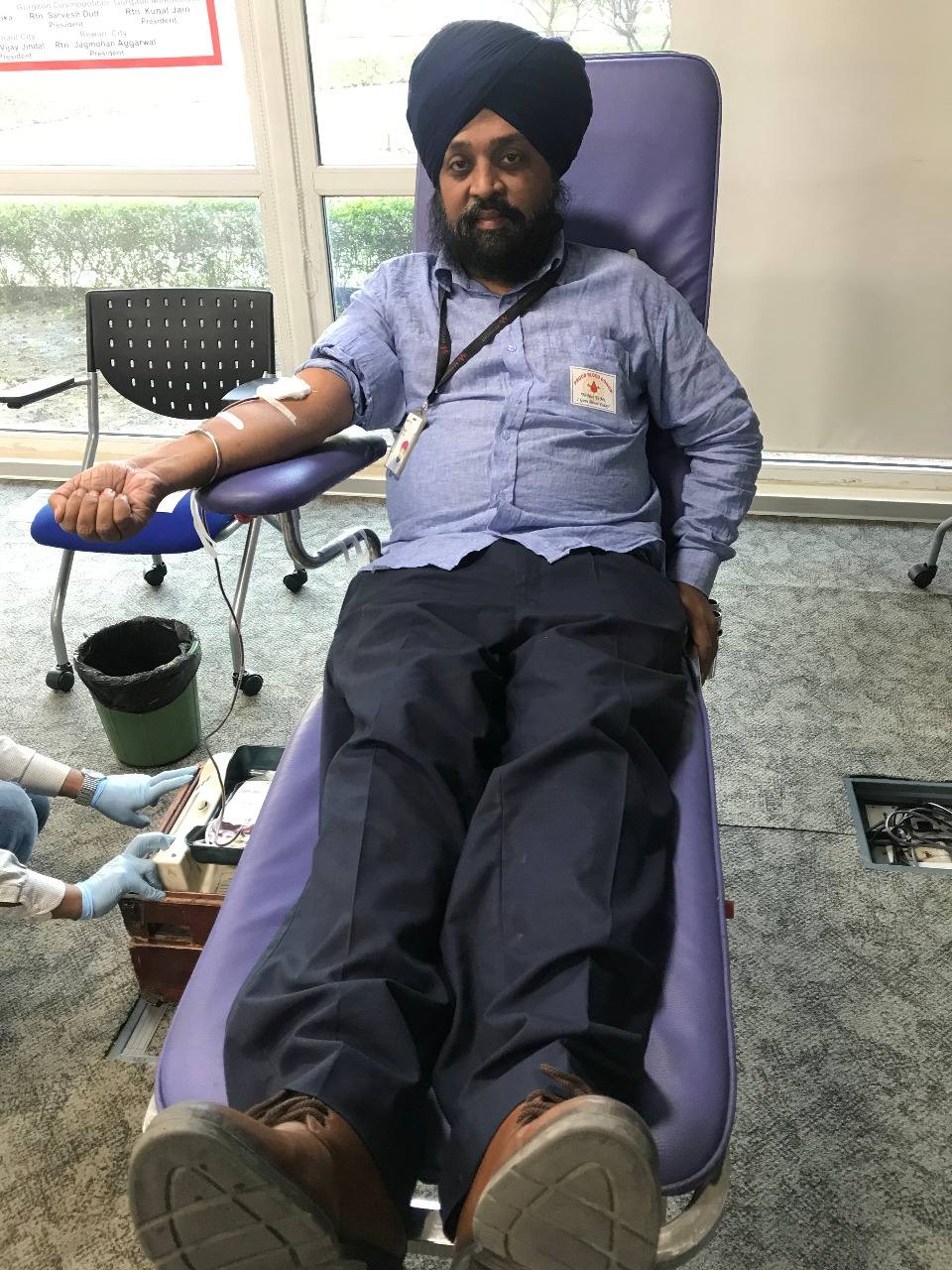 BLOOD DONATION CAMP AT KEYSIGHT TECHNOLOGIES INT. INDIA PVT. LTD.