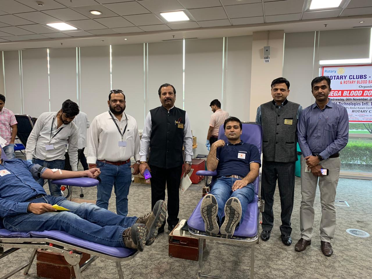 BLOOD DONATION CAMP AT KEYSIGHT TECHNOLOGIES INT. INDIA PVT. LTD.