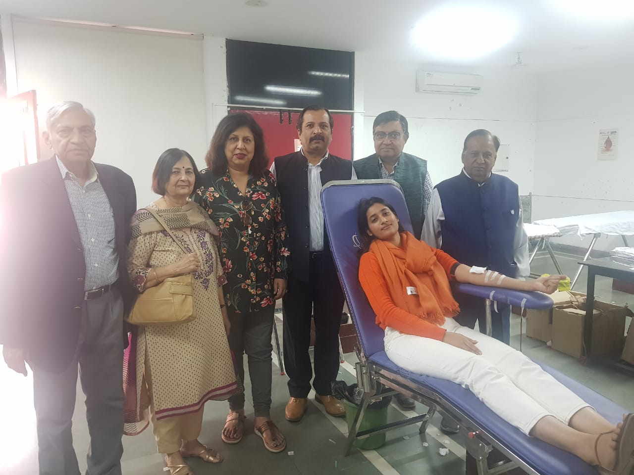 BLOOD DONATION CAMP AT ANSAL UNIVERSITY GURUGRAM