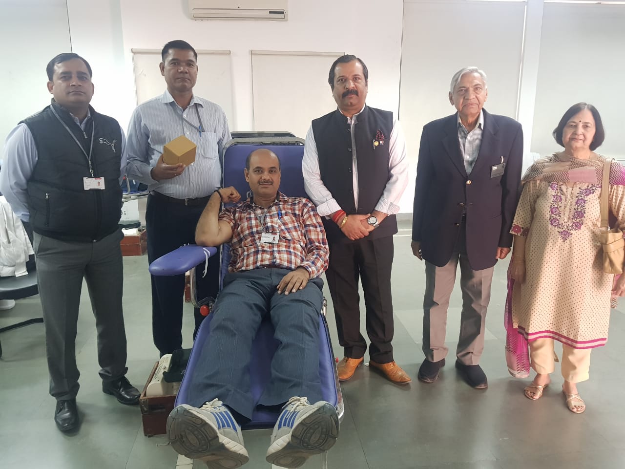 BLOOD DONATION CAMP AT ANSAL UNIVERSITY GURUGRAM