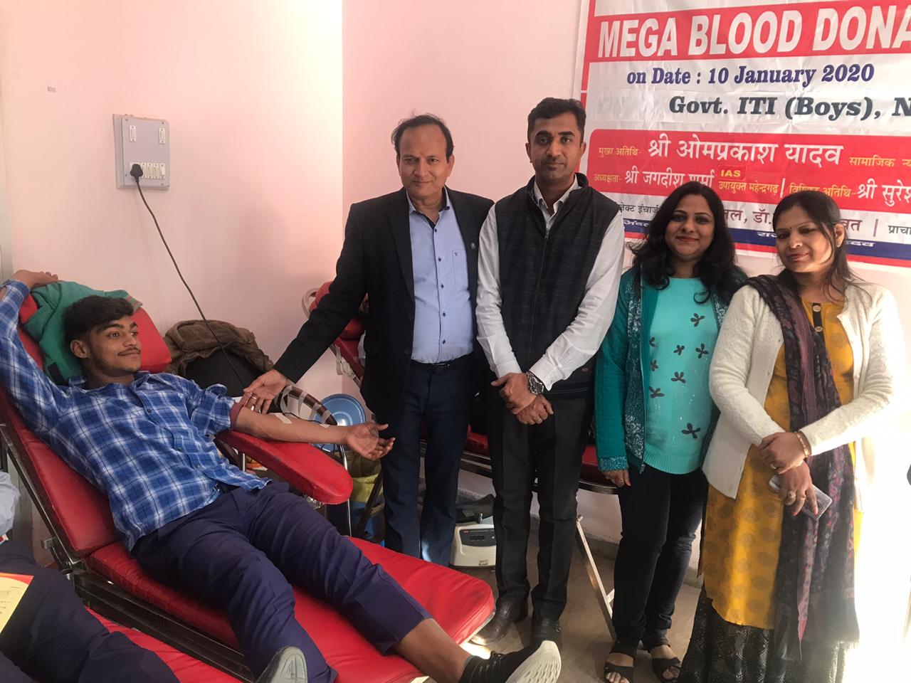 BLOOD DONATION CAMP AT ITI COLLEGE (BOYS) NARNAUL