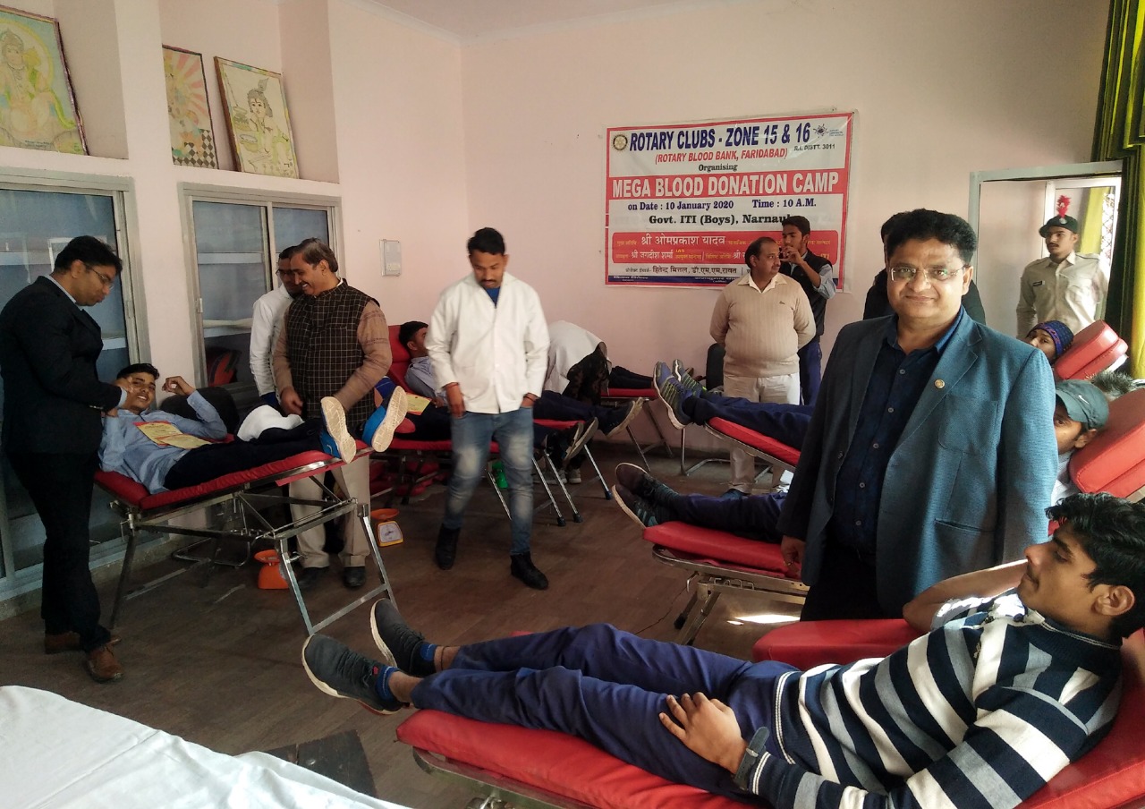 BLOOD DONATION CAMP AT ITI COLLEGE (BOYS) NARNAUL