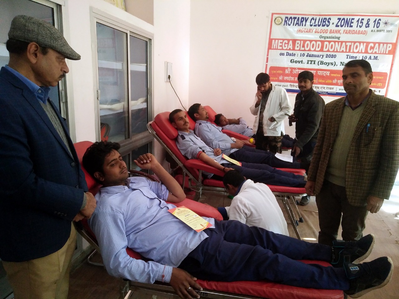 BLOOD DONATION CAMP AT ITI COLLEGE (BOYS) NARNAUL