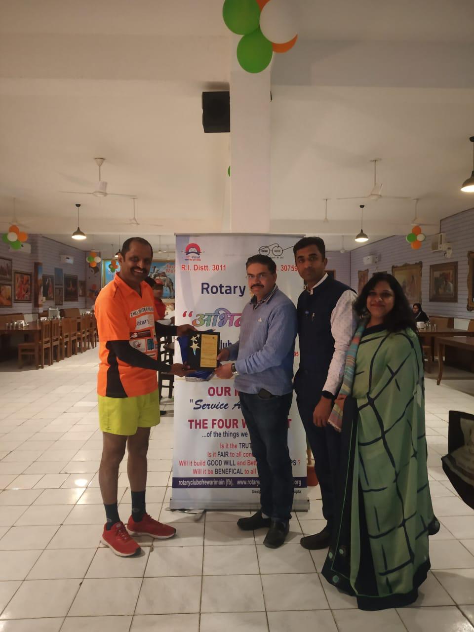 FELICITATION OF MEGA MARATHON SOCIAL RUN