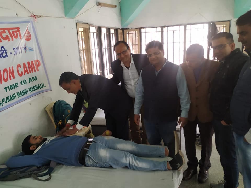 BLOOD DONATION CAMP AT BKN COLLEGE NARNAUL