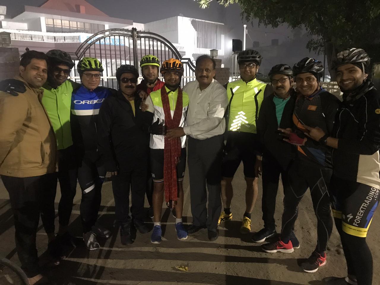 FLAG OFF CEREMONY OF 6000 KM SOLO CYCLING EXPEDITION PEDAL FOR CLEAN INDIA