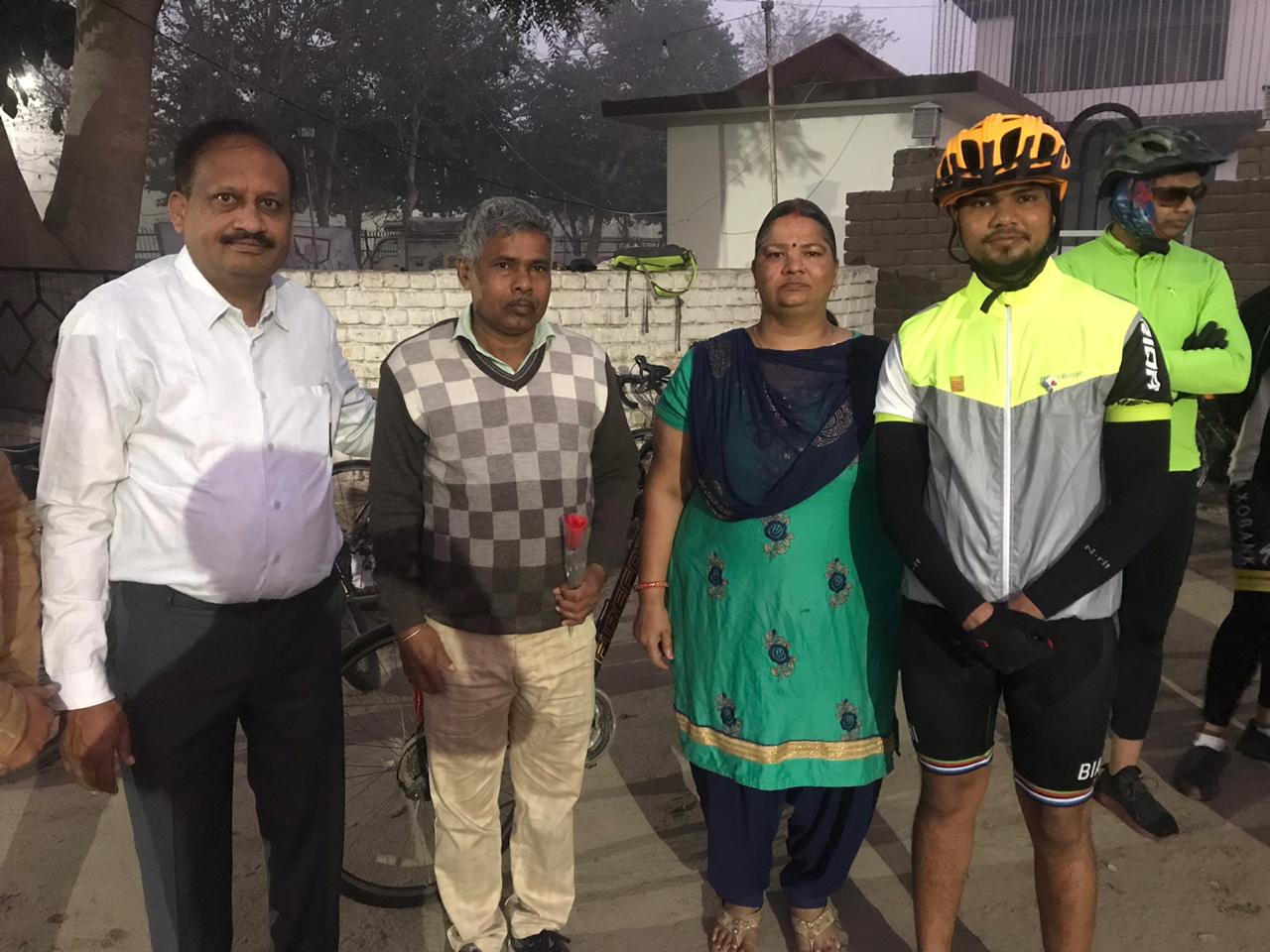 FLAG OFF CEREMONY OF 6000 KM SOLO CYCLING EXPEDITION PEDAL FOR CLEAN INDIA