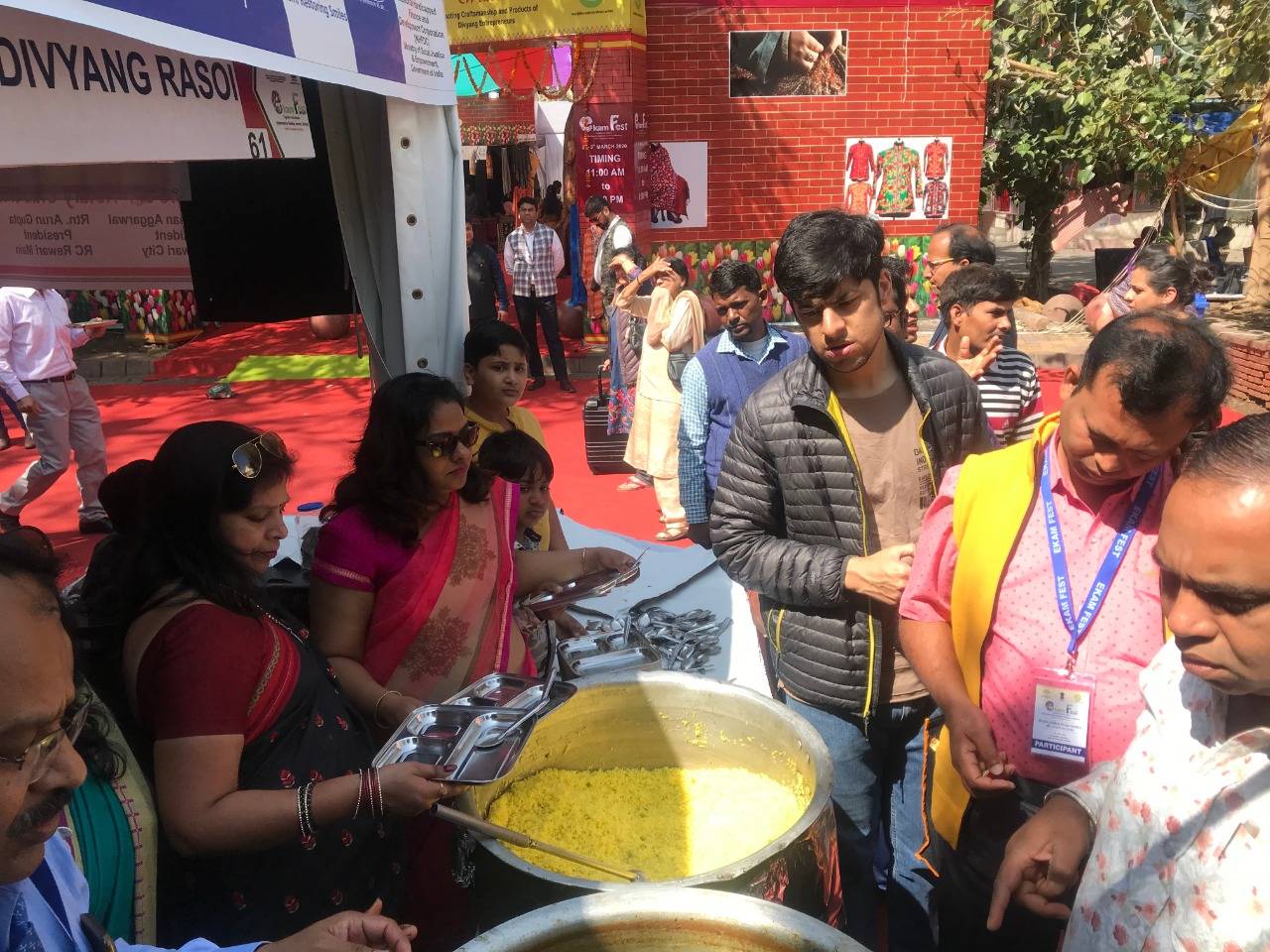 ROTARY RASOI THALI IN 10 INR, CLUB PARTICIPATED AT DEVYANG MOHATSAV 