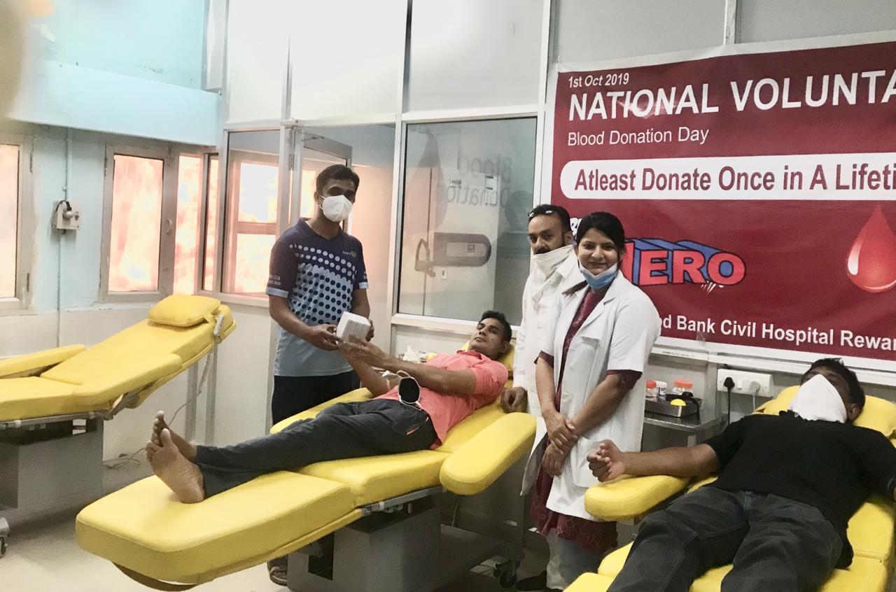 MEGA BLOOD DONATION DRIVE DURING LOCKDOWN