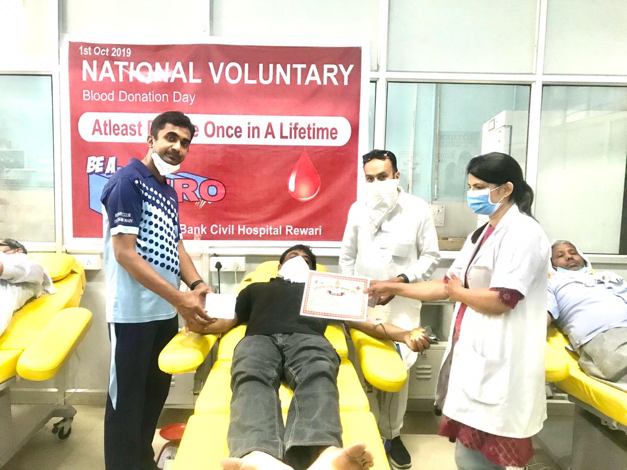 MEGA BLOOD DONATION DRIVE DURING LOCKDOWN