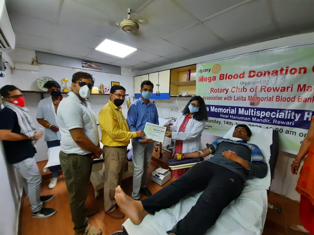 SECOND MEGA BLOOD DONATION DRIVE DURING UNLOCK 1.0