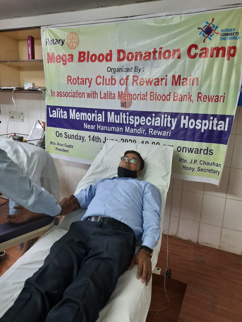 SECOND MEGA BLOOD DONATION DRIVE DURING UNLOCK 1.0