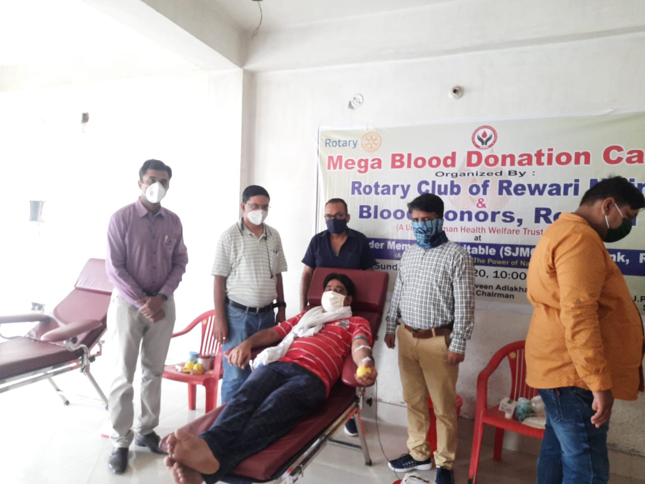 MEGA BLOOD DONATION CAMP AT SJMC BLOOD BANK