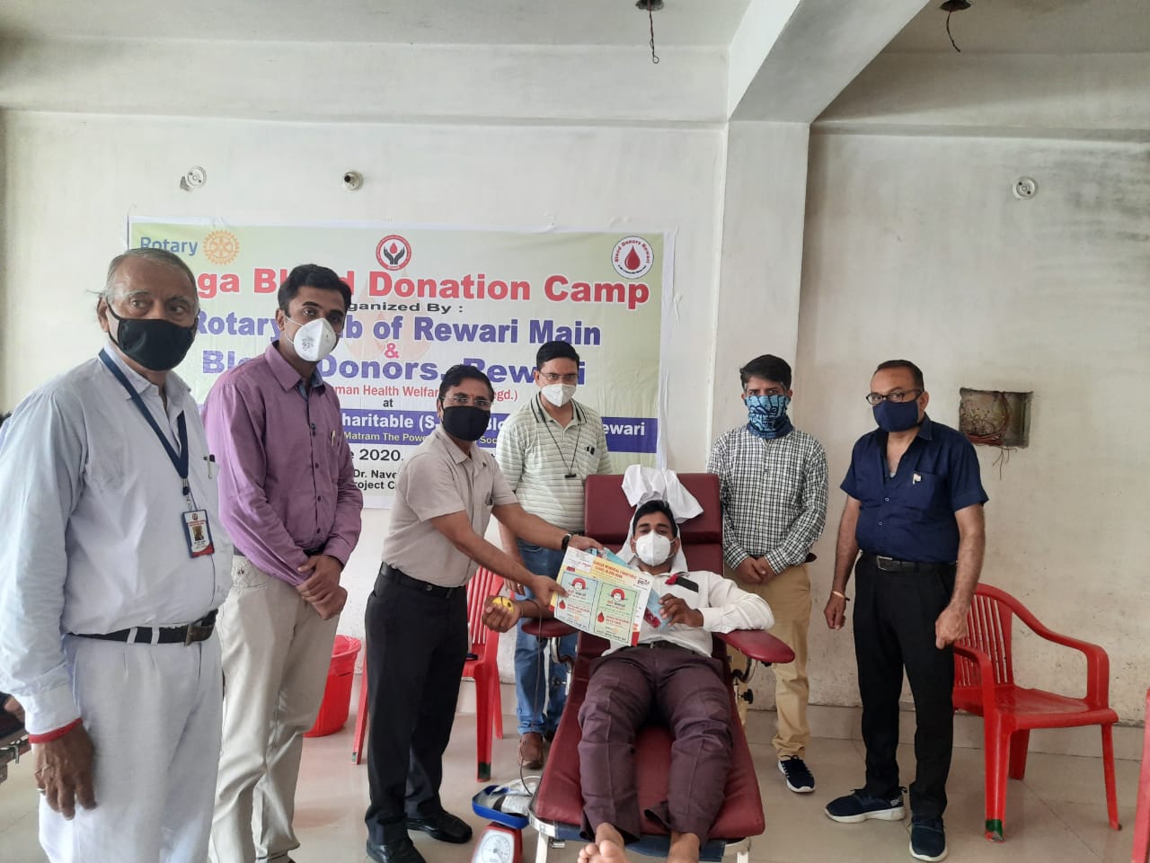 MEGA BLOOD DONATION CAMP AT SJMC BLOOD BANK