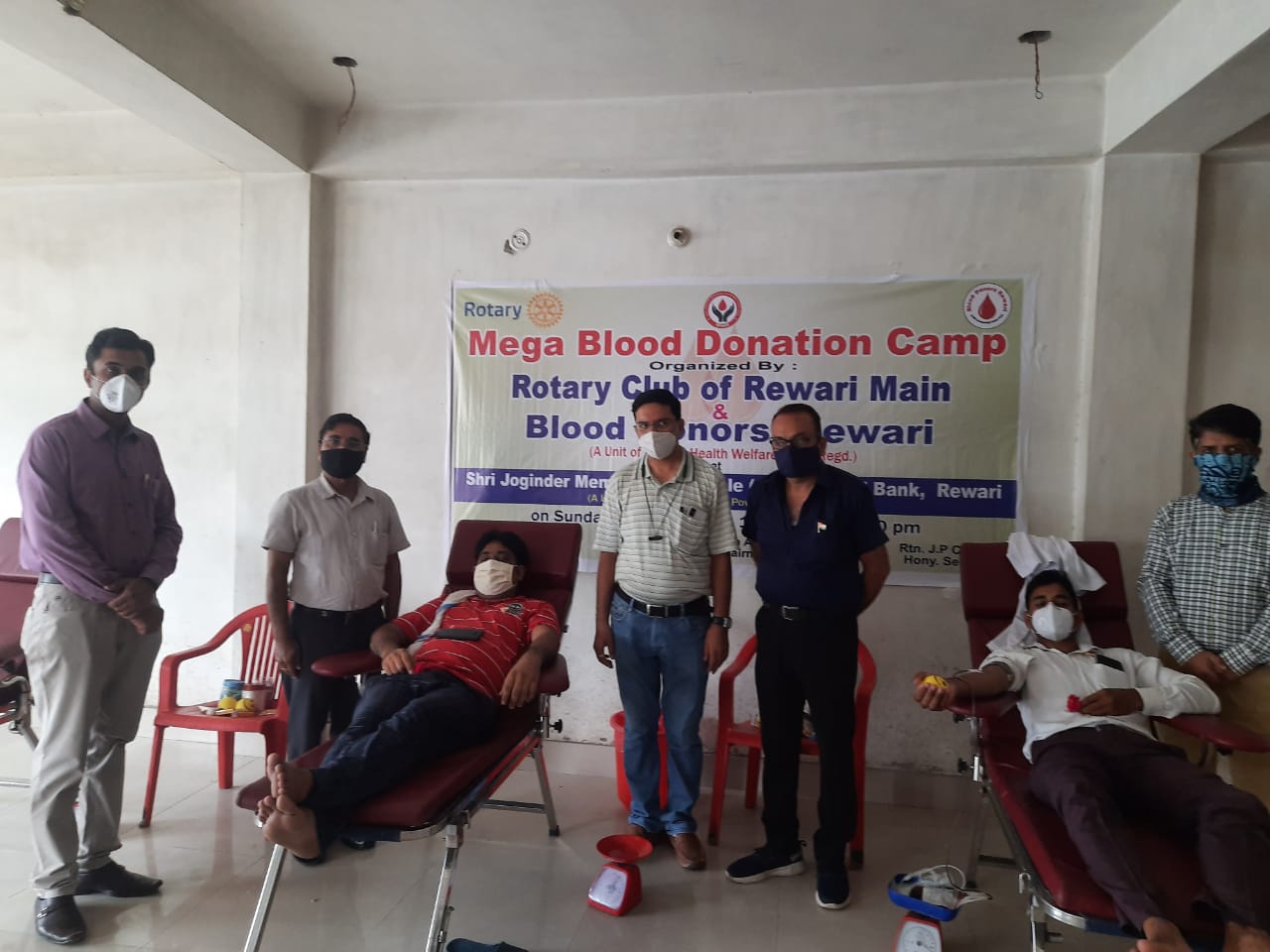 MEGA BLOOD DONATION CAMP AT SJMC BLOOD BANK