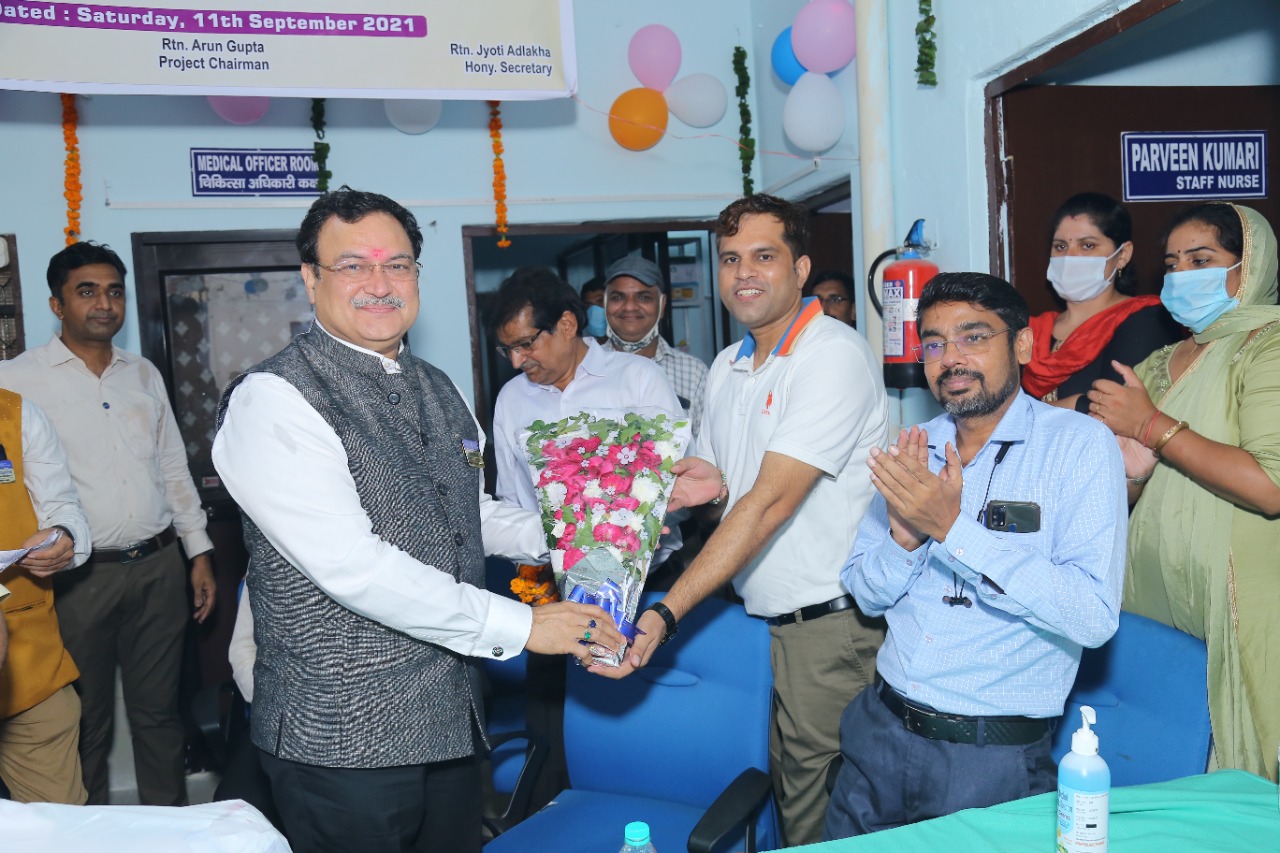 INAUGURATION OF RENOVATED UPHC RAJEEV NAGAR