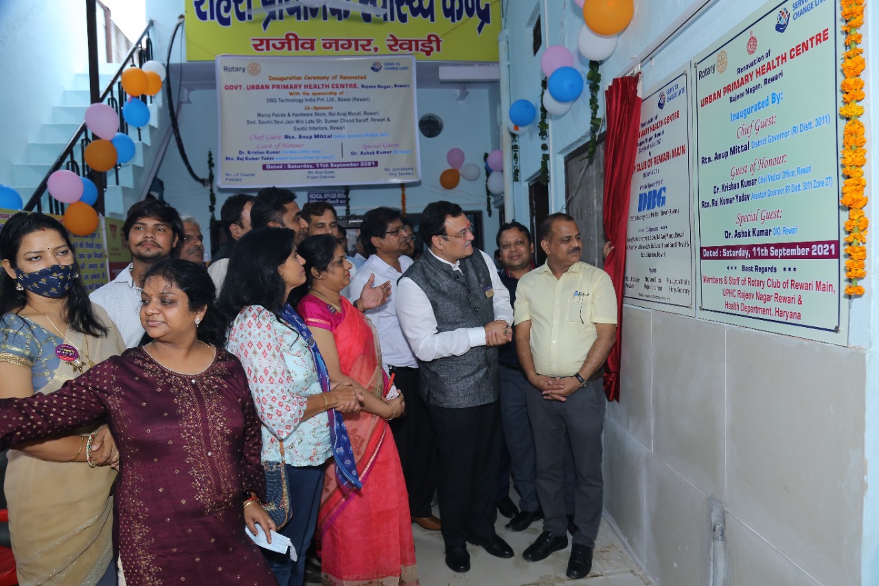 INAUGURATION OF RENOVATED UPHC RAJEEV NAGAR